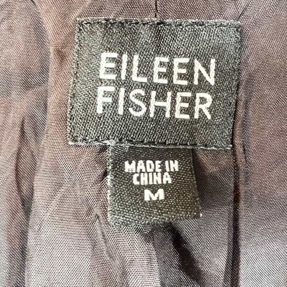 Eileen Fisher Brown Corduroy Hooded Snap Front Jacket Coat Women's‎ Size Medium - Picture 4 of 11